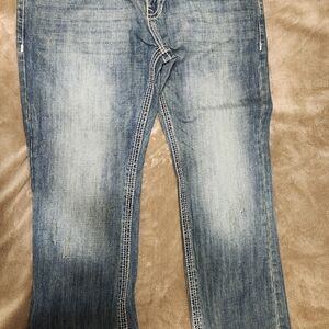 Classic Denim Straight-Leg Jeans